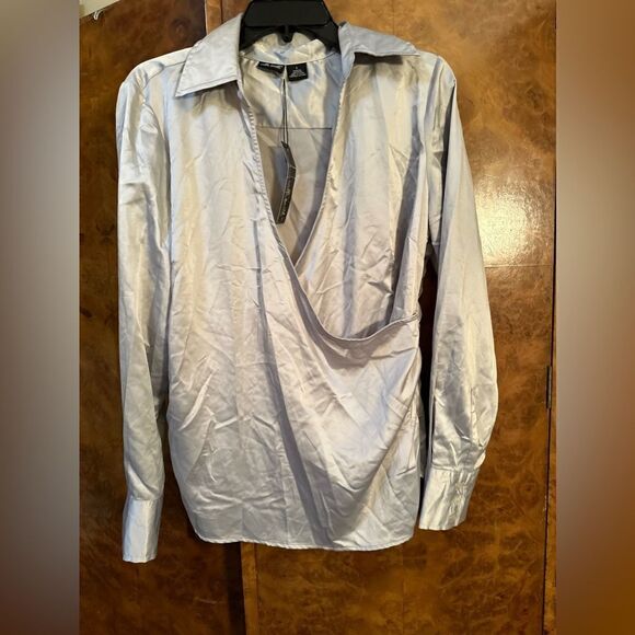 NWT - will smith silver blouse - Picture 4 of 6